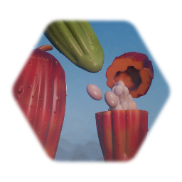 Cocoa pods and seeds