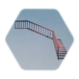 Saloon Wooden Staircase - TCSLN04