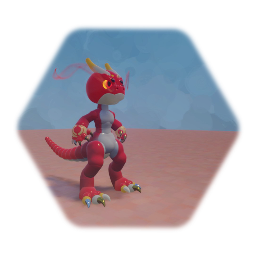 DRAGÓN ROJO CHINO.