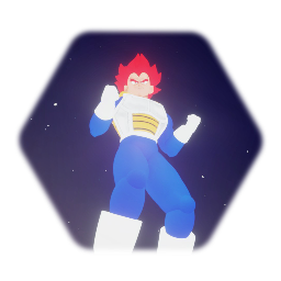 Vegeta god and Vegeta blue