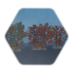 Hardwoods Tree Cluster Seasons