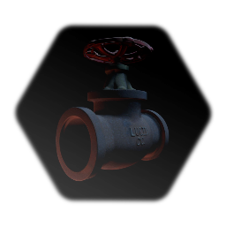 Rusty Pipe Valve Hollow