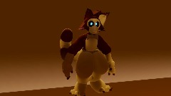 <pink> Biscuit the Chocolate Dragon Render