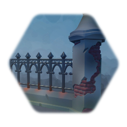 Gothic cast iron fence