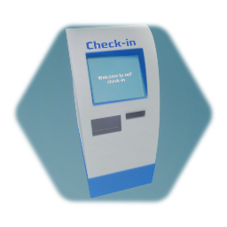 Self check-in kiosk