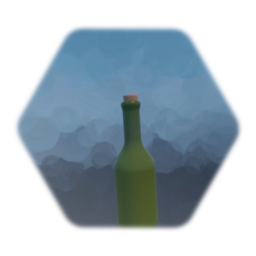 Green Glass Bottle
