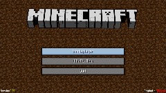 Minecraft menu - 12/28/2024