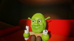 Shrek Playing SSBB