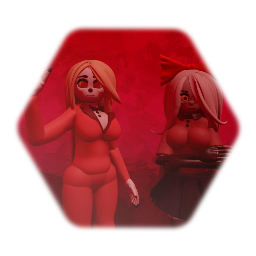 Charlie and Vaggie Redesign - Hazbin Hotel