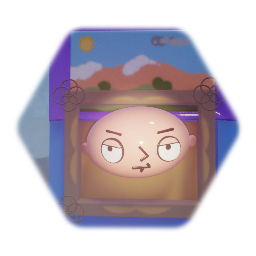 Stewie 3d painting - family guy