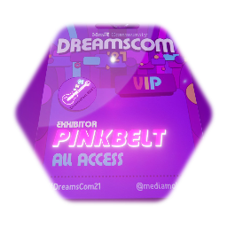 Pinkbelt's  #DreamsCom21 Lanyard