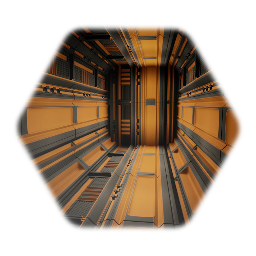 Scifi corridor piece
