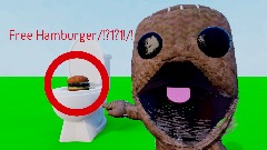 Saccboi eats a burger from da toilet!1!! (has a bad dream!!1)