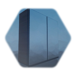 Mirrored wall unit