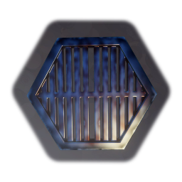 Hexagon grate (1%)