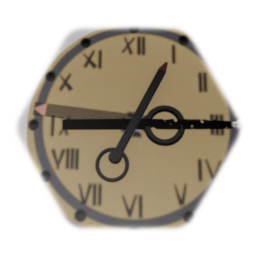 Horloge murale possédée