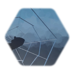 Spider on a web painting