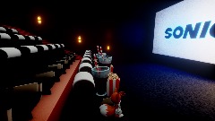Sonic tails and knuckles at the Movies