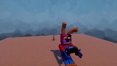 Hopper gets jumpscared by tiny golden freddy