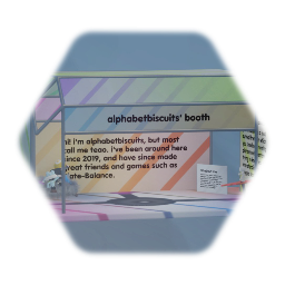 alphabetbiscuits' dreamscon booth
