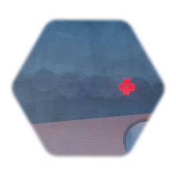 Space man with a plasma pistel