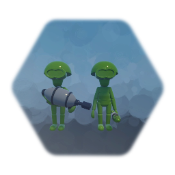 Paintball Soldiers (Green)(Enemy)