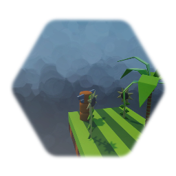 Green hill landscape