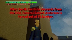 Battle of Ft Sumter April 12 1861 - Robert Anderson