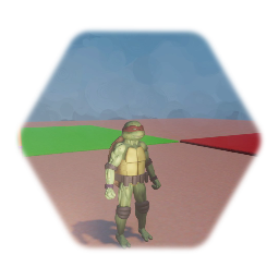 Teenage Mutant Ninja Turtle Model WIP