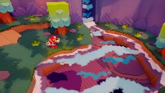 Paper Mario, water test/Render