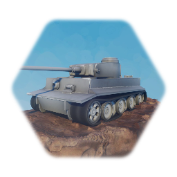 WW2 Tank - Tiger I - Model only, no physics