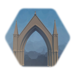 Castle entrance arch