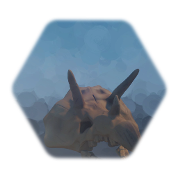 Crane triceratops