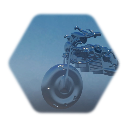Shiny Reaper Motorcycle