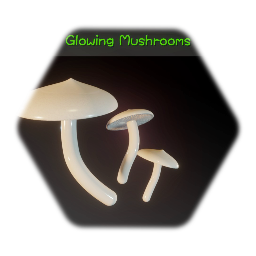 Glowing Mushrooms (Mycena chlorophos)