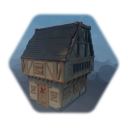 Medieval house building shop