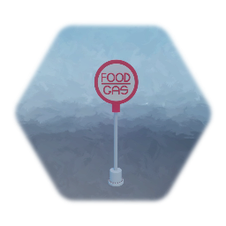 Food-Gas Sign