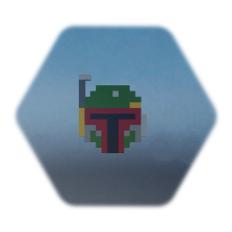 Pixel Boba Fett Helmet