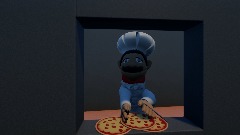 Pizza puppet animation