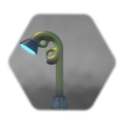 Luxurious SciFi Street Lamp