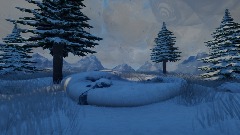 Mountain scenery w/ relaxing music