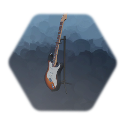 Guitar and stand