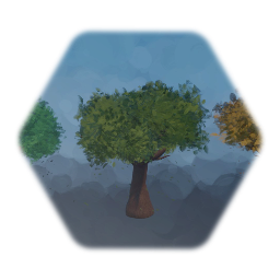 Tree with leafs 1% thermo