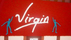 Blank puppet goes to the mall