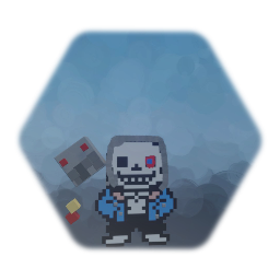 Dusttale Sans and papyrus sprite