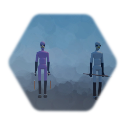 Group of strong enemies