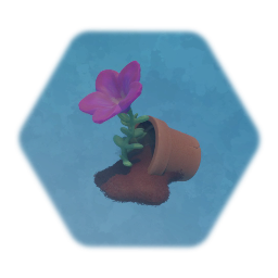 Prominent Potted Petunia