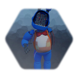 Withered bonnie from fnaf 2 reboot