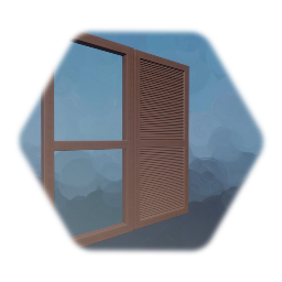 Window with shutter