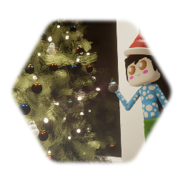 Np (me) in Christmas pajamas